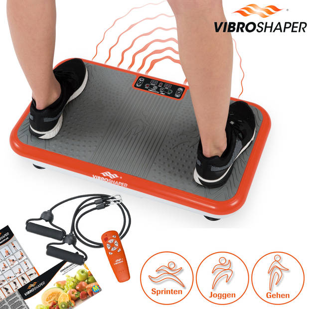 Vibro Shaper - fitness trilplaat ondersteunt spieropbouw en vetverbranding - vibratietrainer voor alle spiergroepen