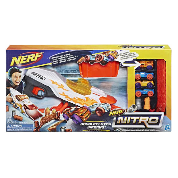 NERF Nitro Doubleclutch Inferno blaster