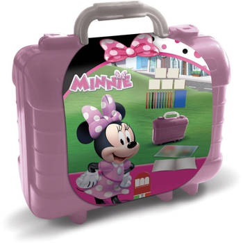 Multiprint kleurset Minnie Mouse 19-delig roze