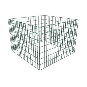 vidaXL Compostbak vierkant 100x100x70 cm mesh