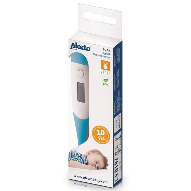 Alecto digitale thermometer - blauw