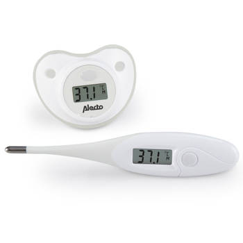 Baby thermometerset 2-delig Alecto BC-04 Wit
