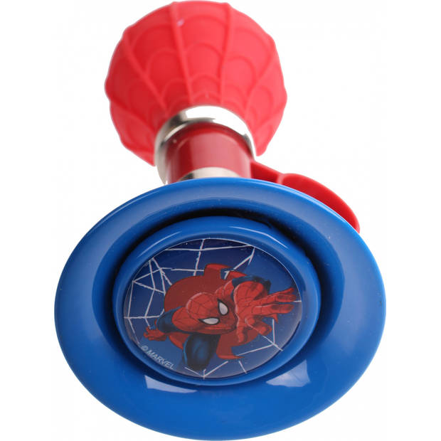Marvel Spider-Man Fietstoeter 13 cm Rood/blauw