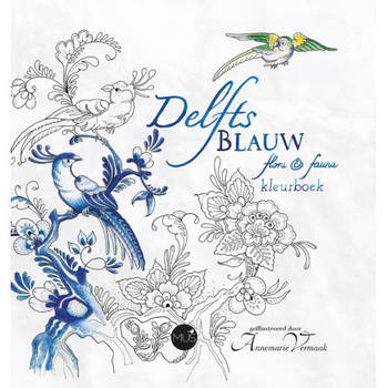 Delfts Blauw Flora & Fauna Kleurboek