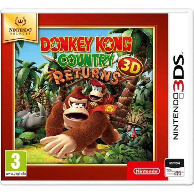 Donkey Kong Country Returns 3D (Selects) - Nintendo 3DS