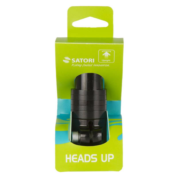 Satori Hoogte Adapter Heads Up 4 28,6 / 117 / 28,6 mm Zwart