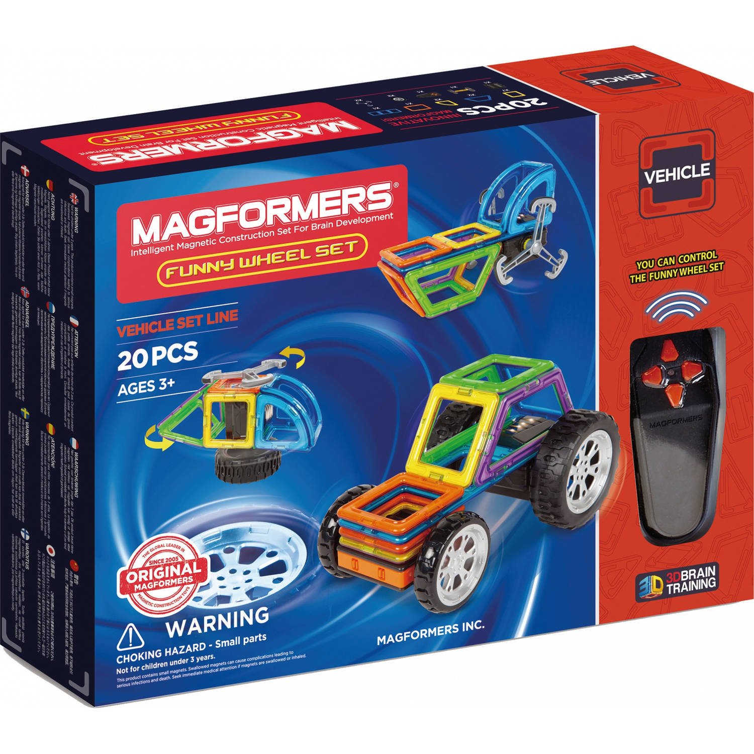 Magformers Funny Wheel Set - 20 Onderdelen - Magnetische Bouwset