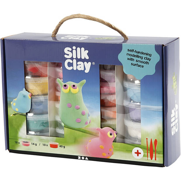 Silk Clay kleiset 18 x 14 gram / 10 x 40 gram 31-delig