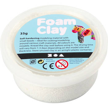 Foam Clay klei wit 35 gram (78921)