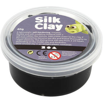 Silk Clay klei zwart 40 gram (79102)