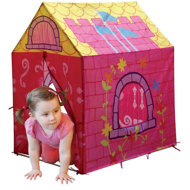 Playfun speeltent prinsessenhuis 92 x 68 x 102 cm roze