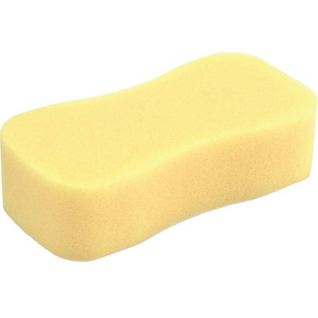 Dunlop spons 22 x 11 x 6 cm viscose geel