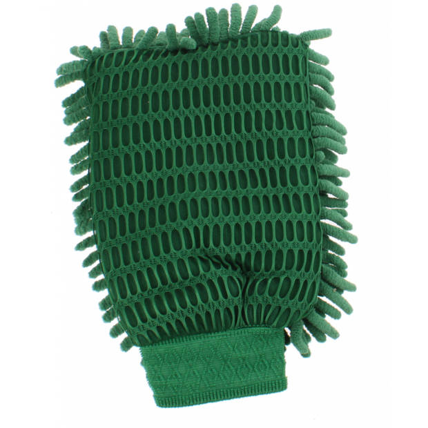 Turtle Wax washandschoen microvezel/mesh 20 x 14 x 6 cm groen