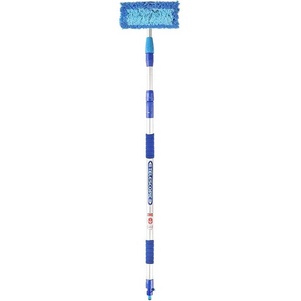 ProPlus wasborstel Heavy Duty met telescopische steel 3 meter blauw