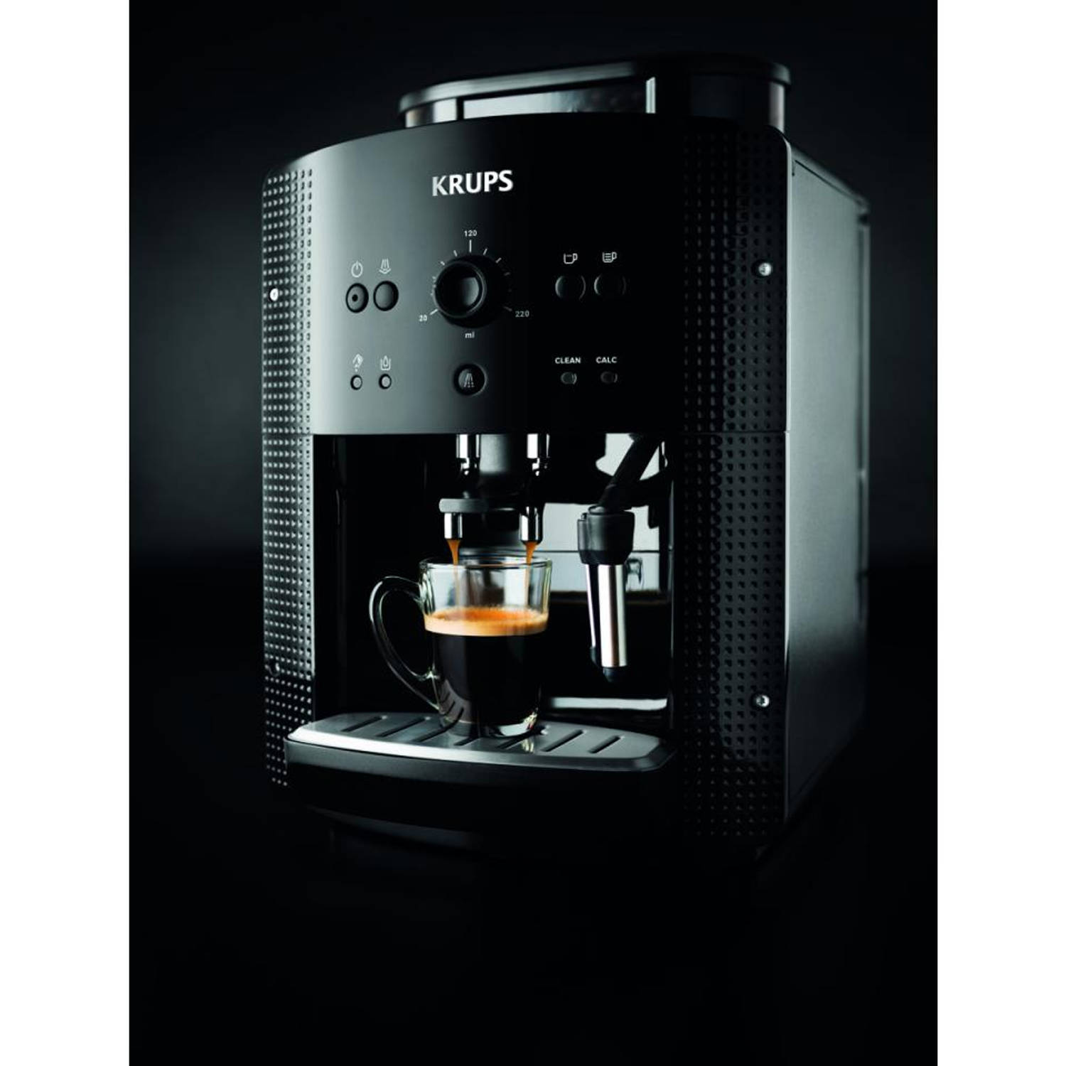 Omringd Uitwisseling Gebruikelijk Krups volautomatische espressomachine Arabica EA810B - zwart | Blokker