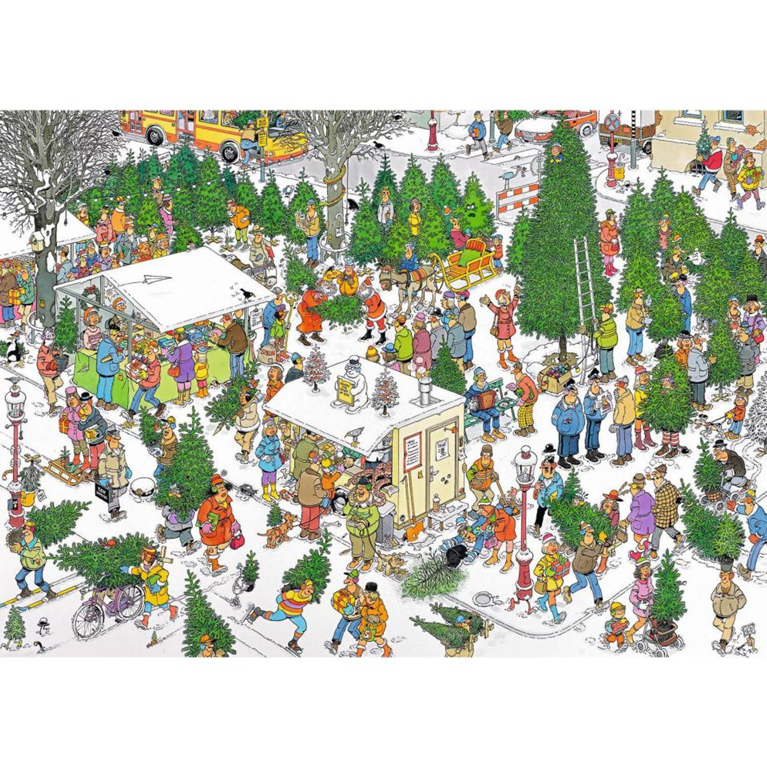toetje Pest elleboog Jan van Haasteren puzzel kerstcadeautjes - 2 x 1000 stukjes | Blokker