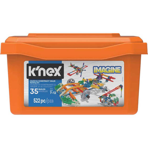 K’NEX Click en Construct Value bouwset 522-delig - oranje
