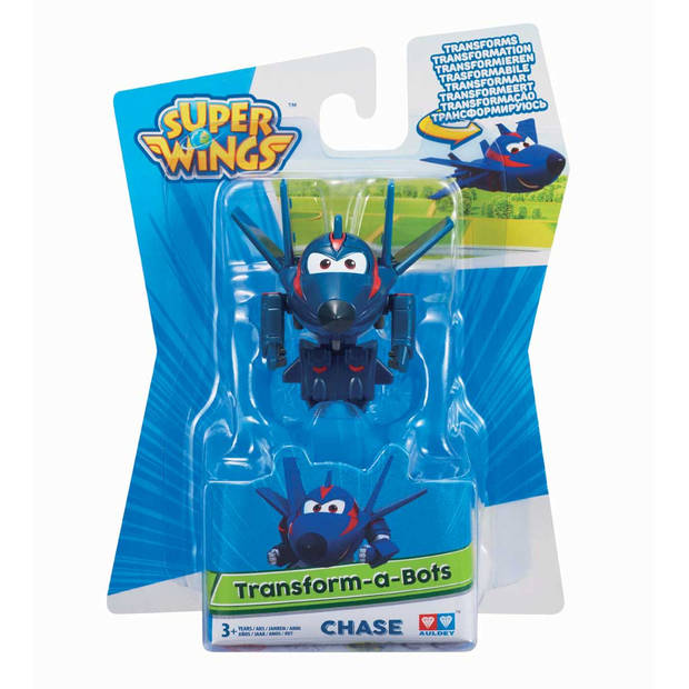 Super Wings Transform-a-Bots mini speelfiguur Agent Chace