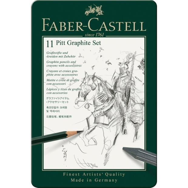 grafietset Faber Castell Pitt 11-delig