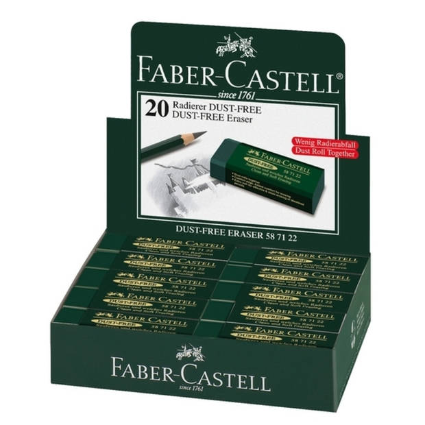 Gum Faber-castell stofvrij groen