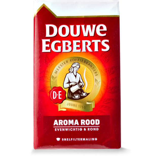 Douwe Egberts Aroma Rood filterkoffie 250 g