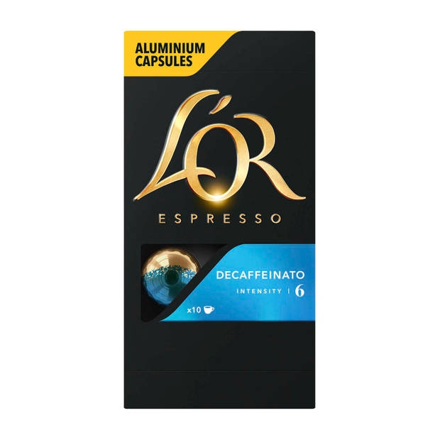 L'OR Espresso Decaffeinato koffiecups 10 stuks