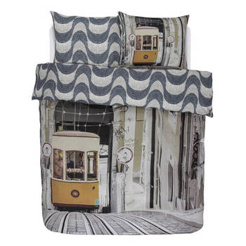 Covers & Co dekbedovertrek Lisboa - Multi - 1-Persoons 140x200/220 cm
