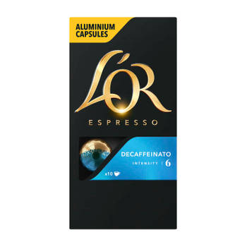 L'OR Espresso Decaffeinato koffiecups 10 stuks