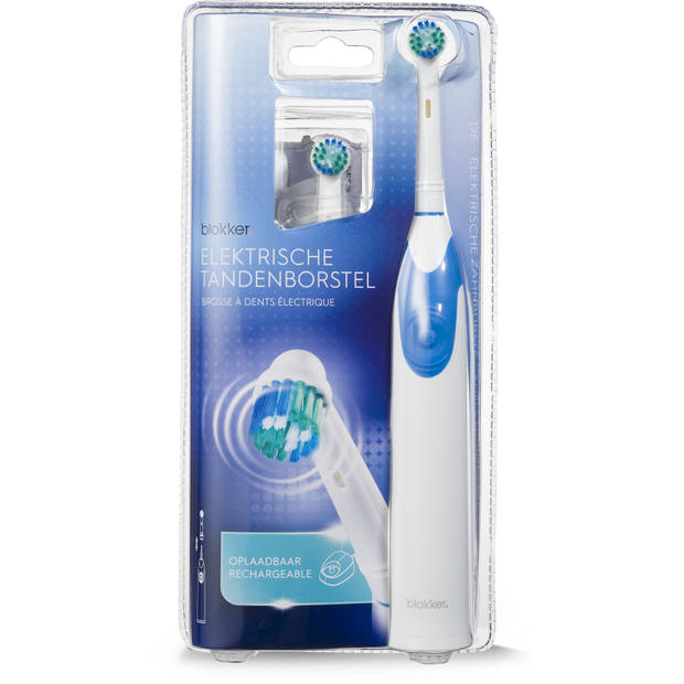Blokker elektrische tandenborstel BL-19001 wit - 1 poetsstand