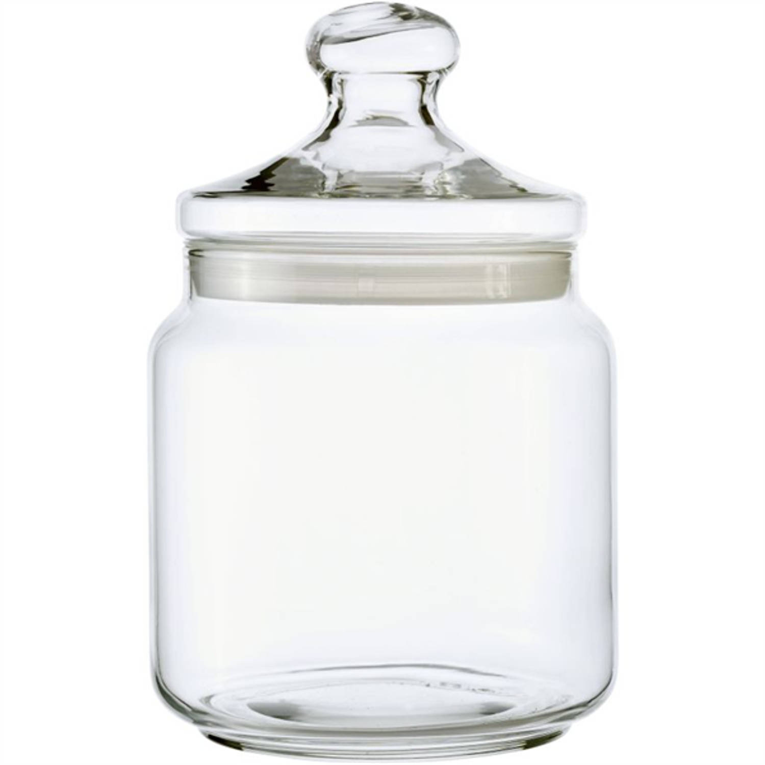 Luminarc Club Snoeppot - Glazen Voorraadpot met glazen deksel - Afsluitbaar - 1.5 liter
