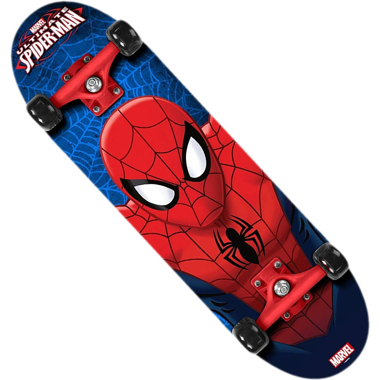 Disney skateboard Spider Man zwart-rood-blauw 71 cm