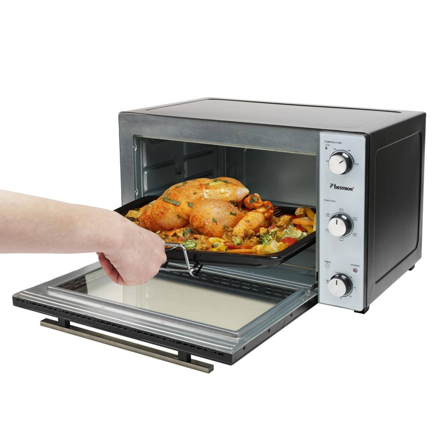 wakker worden Belastingbetaler enthousiasme Bestron grill oven 45L AOV45 | Blokker