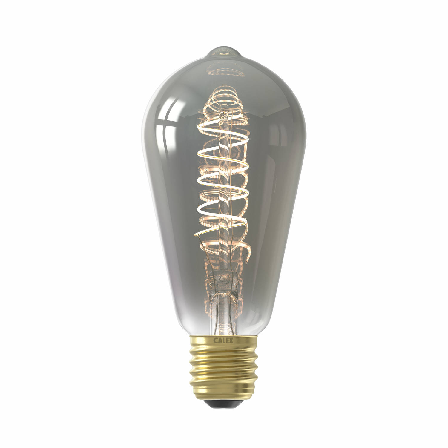 gouden schreeuw Rauw Calex LED-lamp E27 4W - Volglas rustieklamp Titanium dimbaar | Blokker