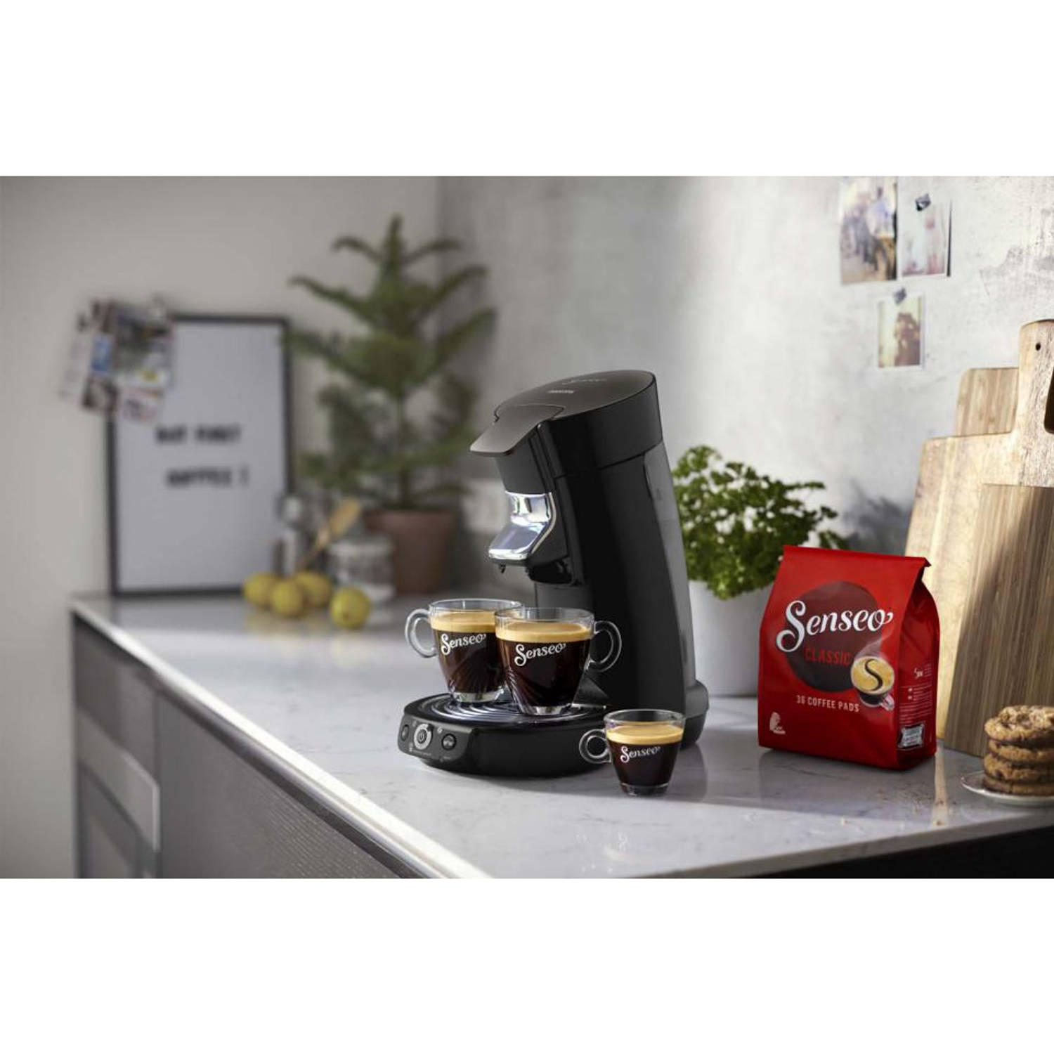 bezoeker rok Brochure Philips SENSEO® Viva Café Duo Select koffiepadmachine HD6564/60 - zwart |  Blokker