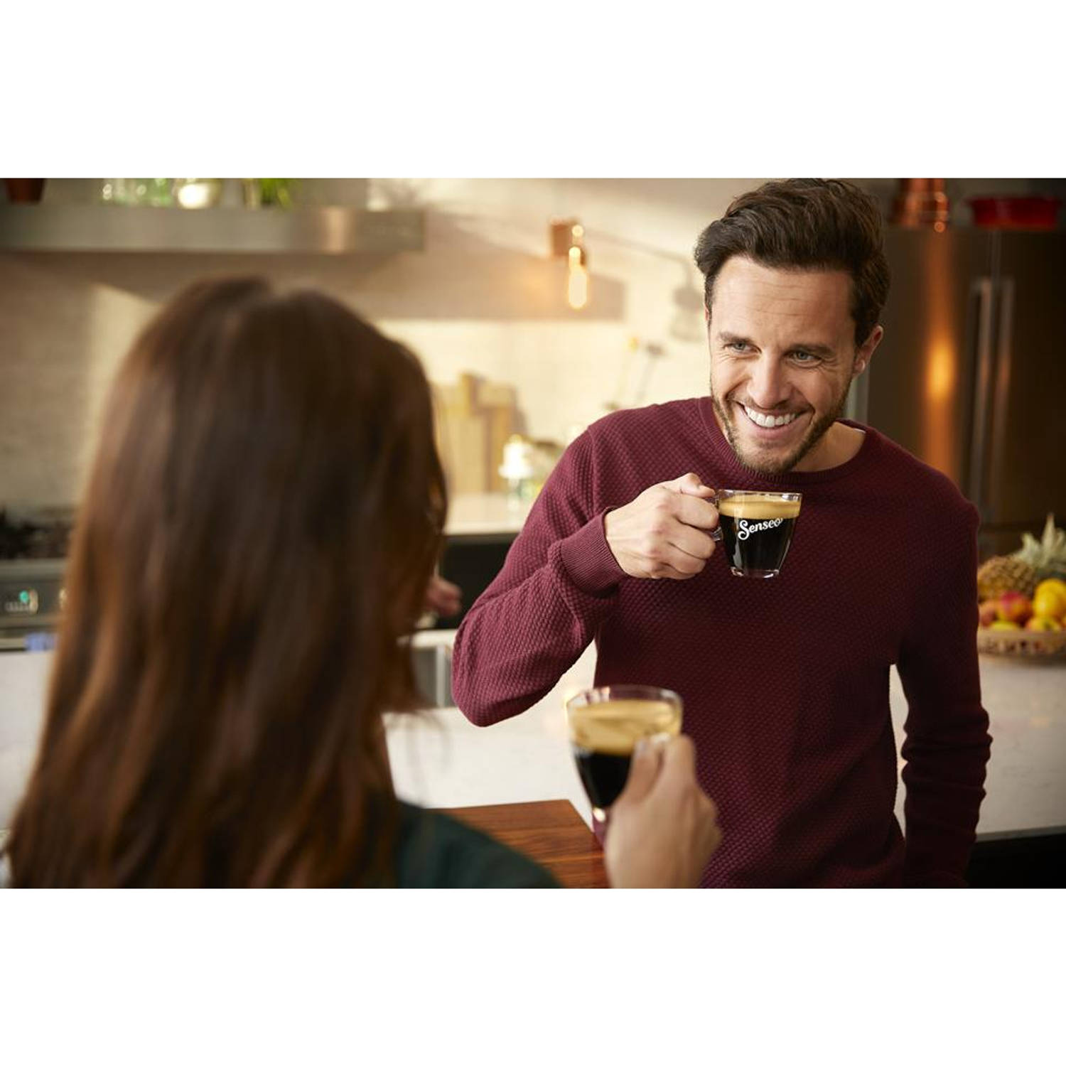 Oorzaak De controle krijgen loterij Philips SENSEO® Viva Café Duo Select koffiepadmachine HD6566/30 - roze/koper  | Blokker