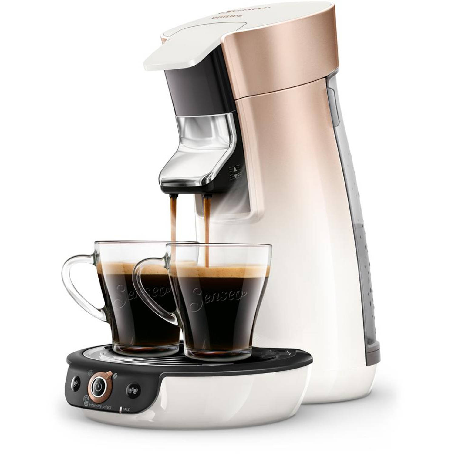 Senseo Philips ® Viva Café Duo Select Koffiepadmachine Hd6566/30 Roze/koper online kopen