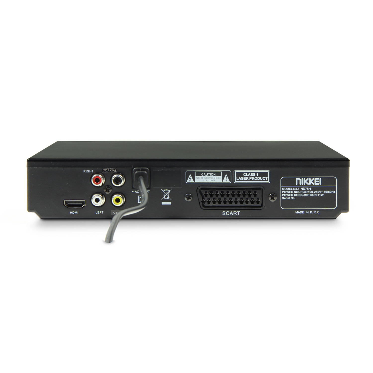 Doen bewijs lobby Nikkei ND75H DVD speler met Full HD-upscaling, HDMI en USB-poort (22,5 cm)  | Blokker