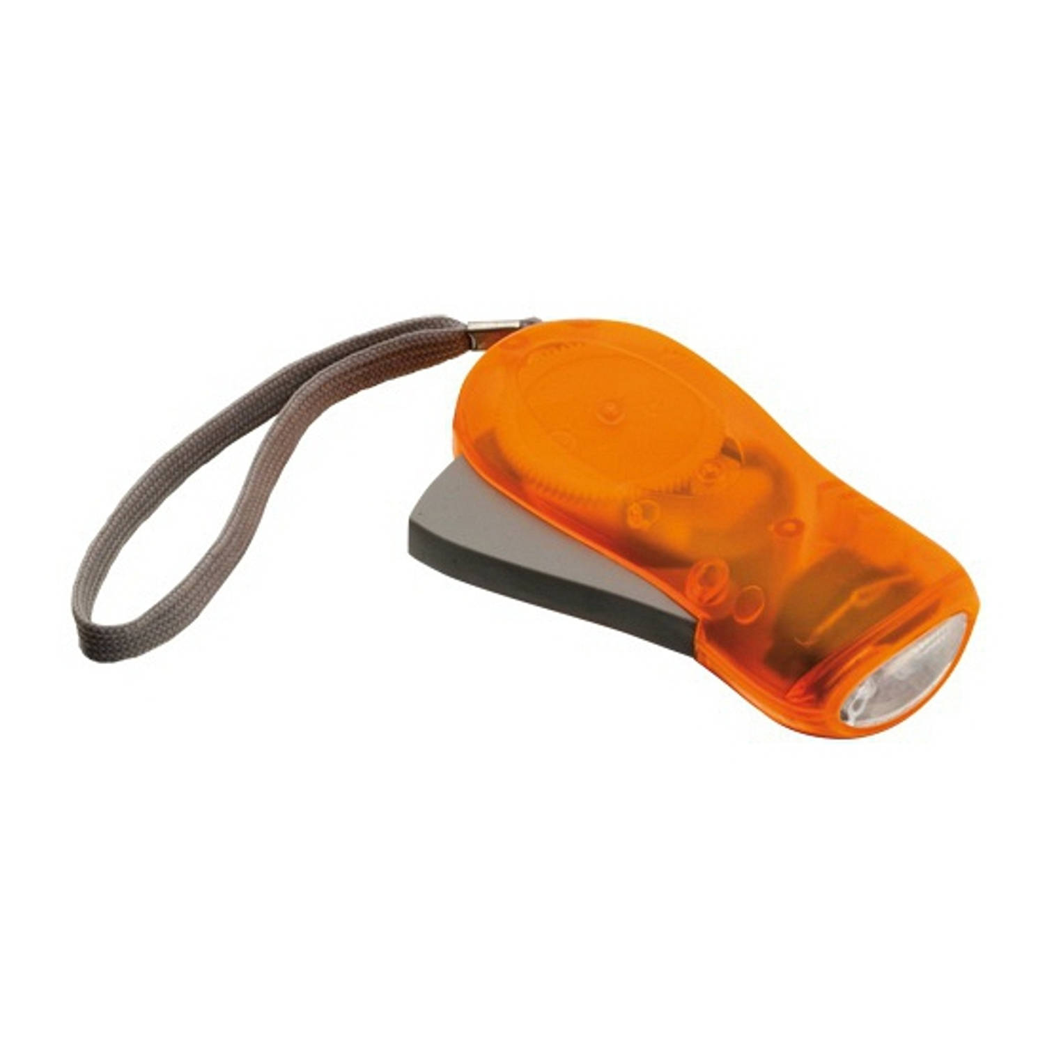 breedtegraad deze voorzien Knijpkat zaklamp oranje 10,5 cm - Zaklampen | Blokker