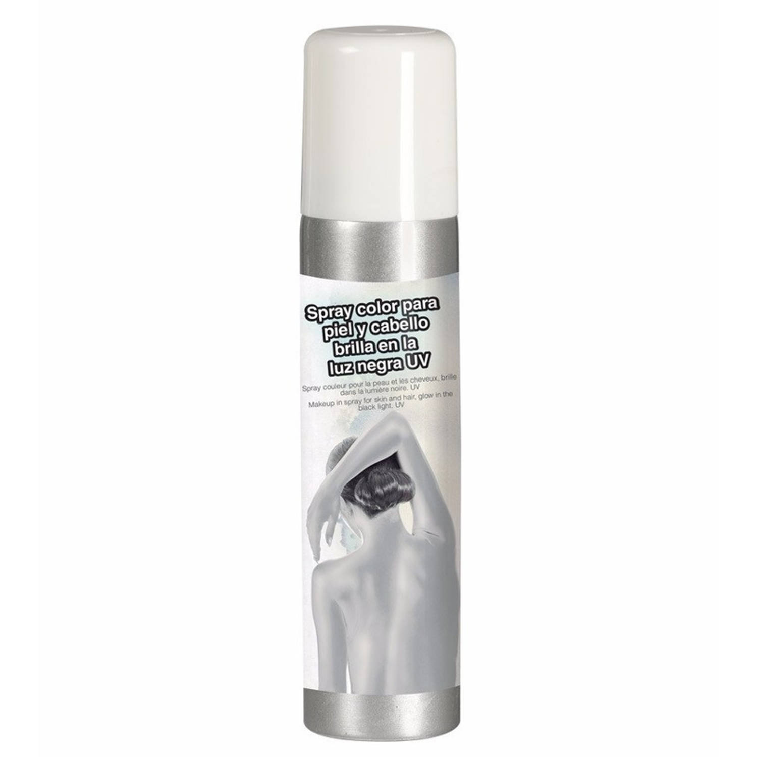 Witte Bodypaint Spray-body- En Haarspray Verf-schmink Voor Lichaam En Haar
