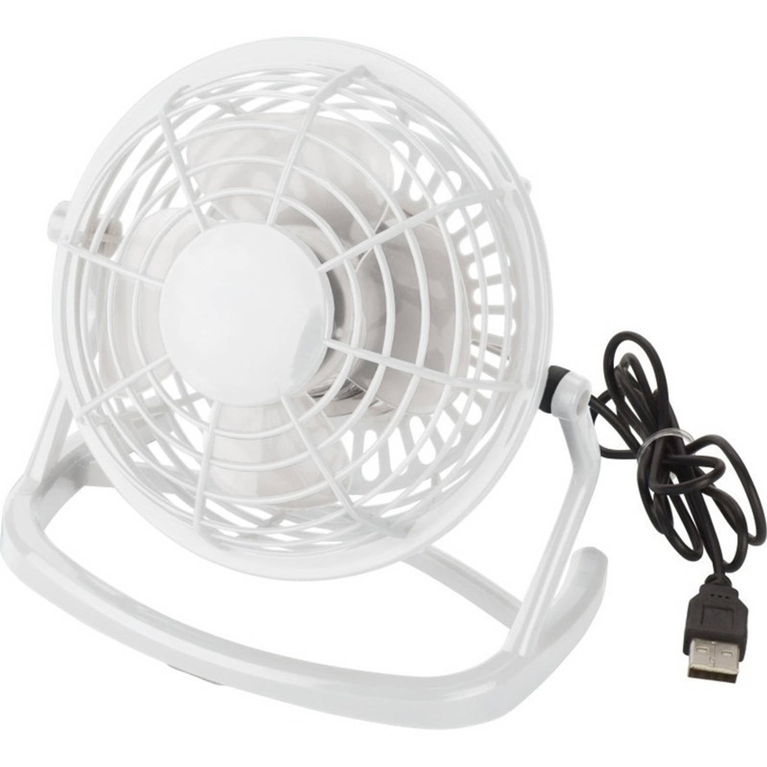 Mini ventilator wit USB aansluiting tafelventilator