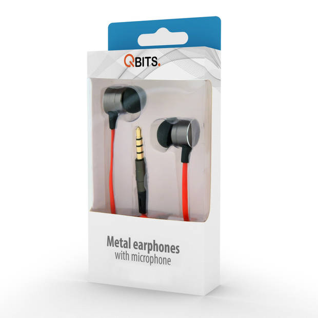 Qbits Metal Earphones With Microphone