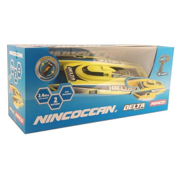 Ninco Ninco RC raceboot Delta geel