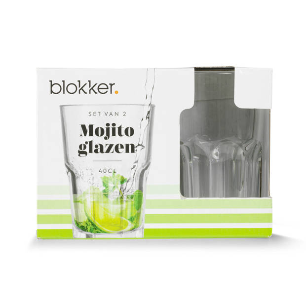 Blokker Mojito Glazen - 40 cl - 2 stuks