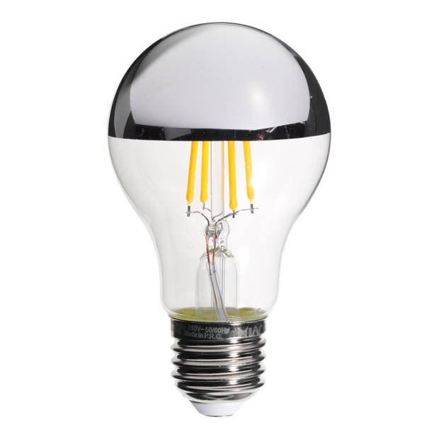 Calex Led Standaardlamp Kopspiegel Dimbaar - 4w - E27 - Chroom