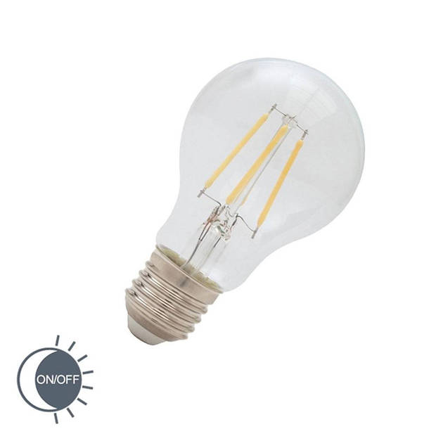 Lamponline LED E27 lamp 4 Watt filament dag nacht sensor