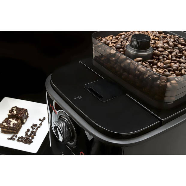 Philips koffiezetapparaat/bonenmachine Grind & Brew HD7767/00 - zwart/metaal