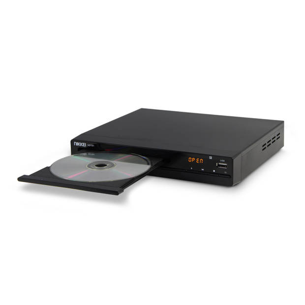 Nikkei ND75H DVD speler met Full HD-upscaling, HDMI en USB-poort (22,5 cm)
