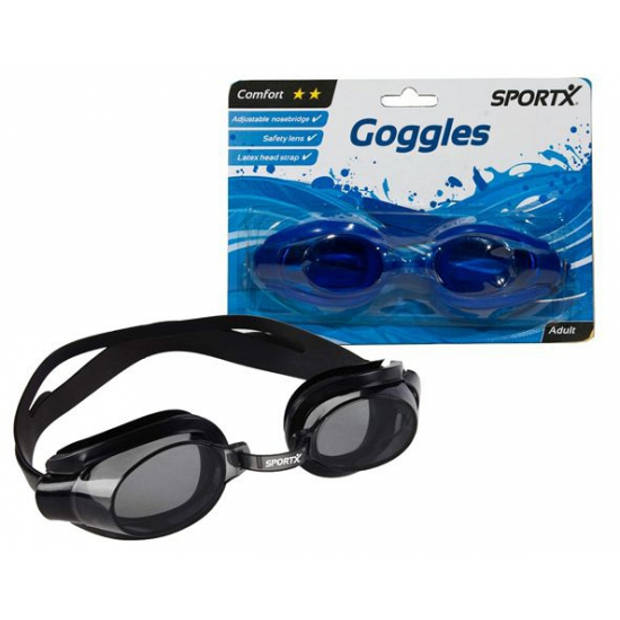 Zwarte anti-chloor duikbril voor volwassenen - Zwembrillen