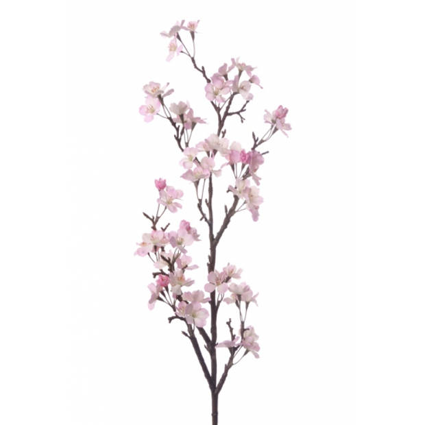 Bellatio flowers & plants Appelbloesem takken - roze - 104 cm - kunststof - Kunstbloemen