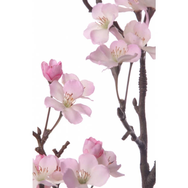 Bellatio flowers & plants Appelbloesem takken - roze - 104 cm - kunststof - Kunstbloemen